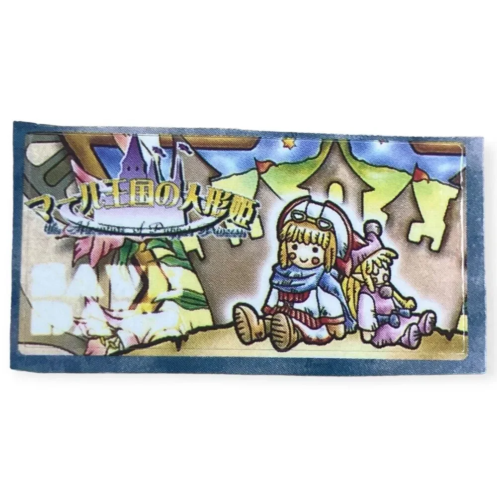 Sony PlayStation 1 PS1 Rhapsody: A Musical Adventure Vintage Memory Card Sticker